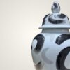 Black Swirl Ginger Jar - Image 2