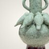 Green Speckled Bird Vase - Image 2