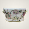 Pink Blossom Foot Bath ceramic decorative bowl with delicate pink floral design and vintage-inspired detailing.